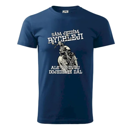 Sám jezdím rychleji, ale ve dvou dojedeme dál