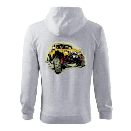 Žlutý offroad s navijákem