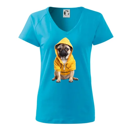 Mops v mikině