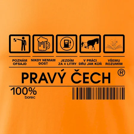 Čárový kód  - Pravý Čech