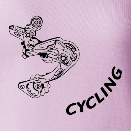 Cycling nápis šikmo