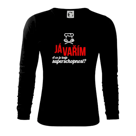 Já vařím - tvoje superschopnost? rovný nápis