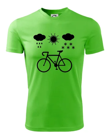 Cyklista za každého počasí