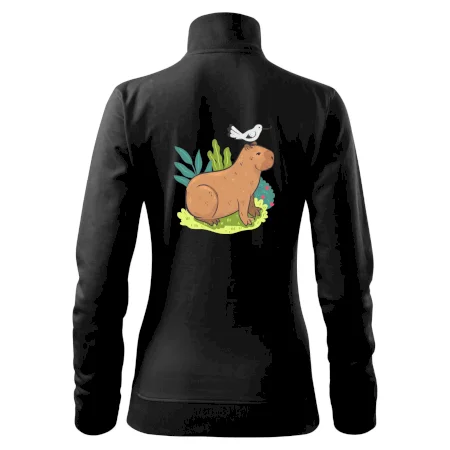 Kapybara a ptáček