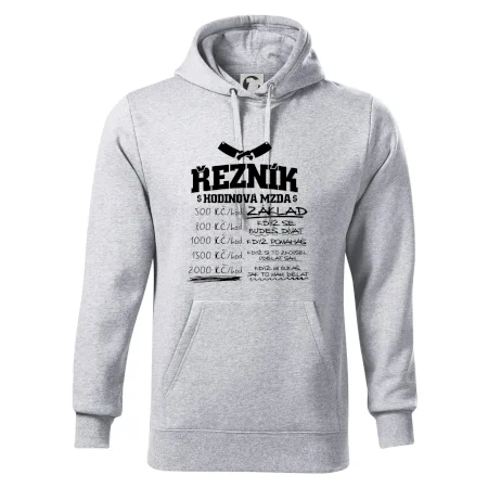 Hodinová mzda řezník