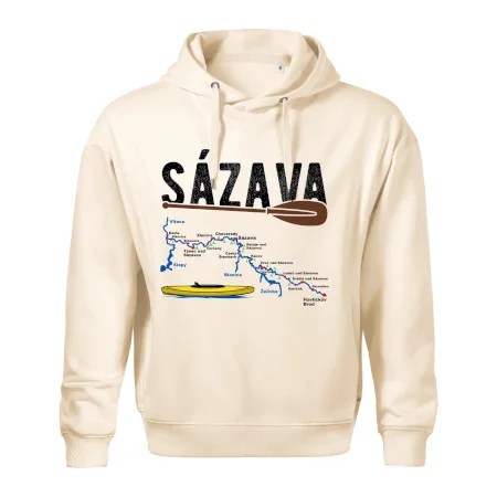 Mapa řeky Sázavy