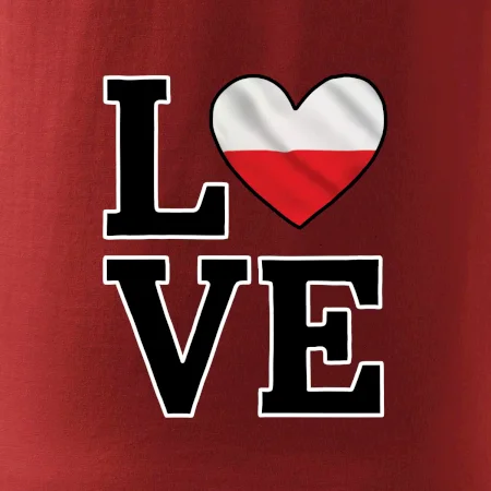 Love Polská vlajka