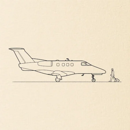 Obrys Embraer Phenom 100