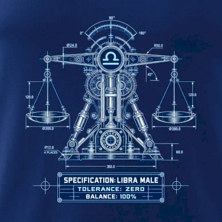 Váhy Engineering of Libra technický motiv