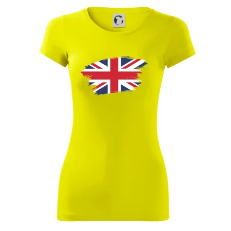 Britská vlajka roztrhaná