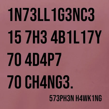 Test inteligence - Stephen Hawking