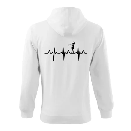 EKG tanečnice salsy