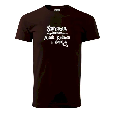 Harry - Sarcasm, because Avada Kedavra is illegal