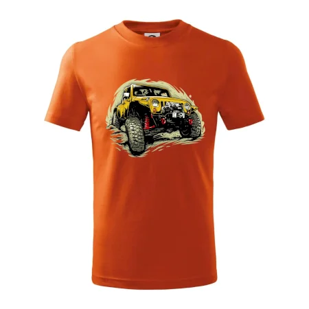 Žlutý offroad s navijákem