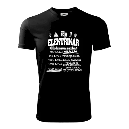 Elektrikář hodinová sazba