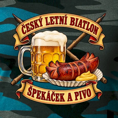 Český letní biatlon špekáček a pivo