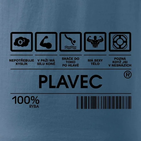 Čárový kód  - Plavec