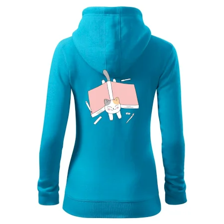 Učení na státnice kočka