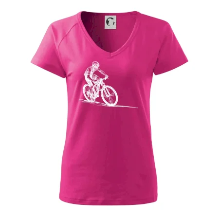 MTB kreslený cyklista