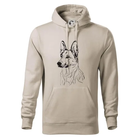 Německý ovčák černá kresba
