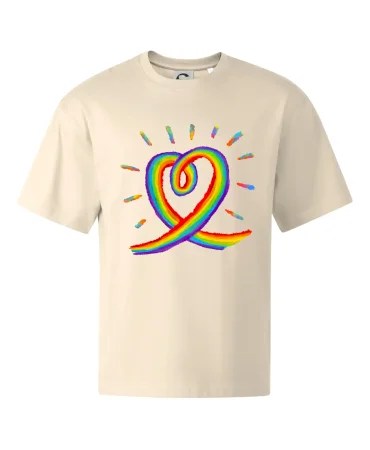 Srdce pride duha kreslená