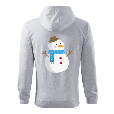 Sněhulák se šálou