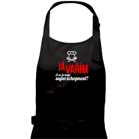 Já vařím - tvoje superschopnost? rovný nápis