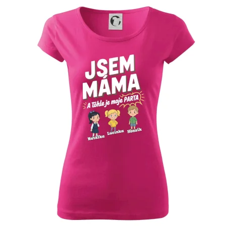 Jsem máma a tohle je moje parta  (obrázky a jména dětí)