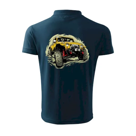 Žlutý offroad s navijákem