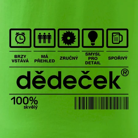 Čárový kód dědeček