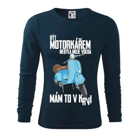 Být motorkářem nebyla moje volba skútr