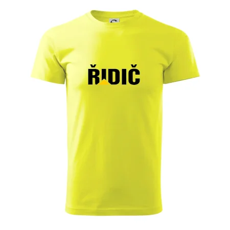 Řidič nápis
