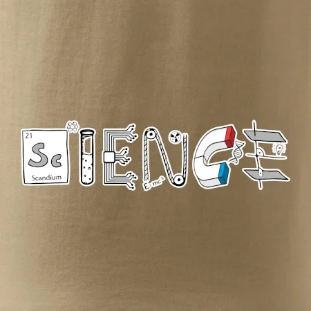 Science věda nápis