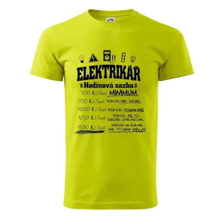 Elektrikář hodinová sazba