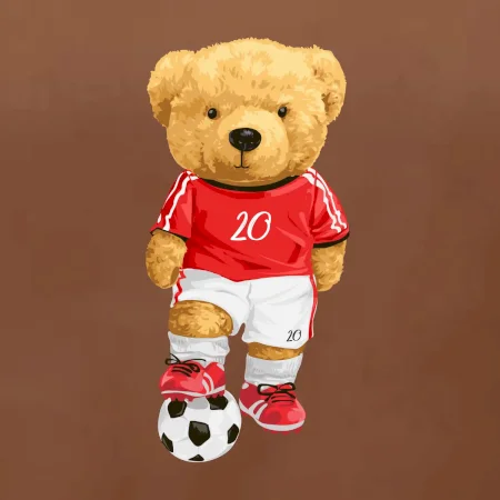 Fotbalista medvídek číslo