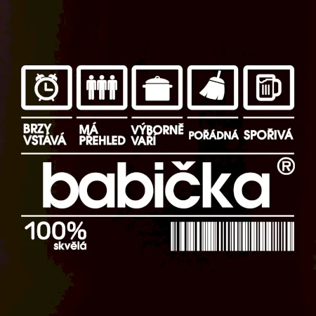 Čárový kód babička