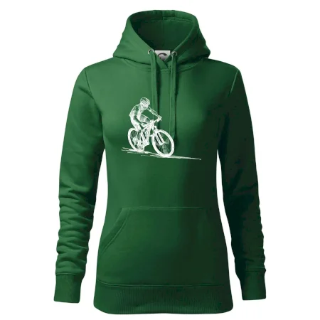 MTB kreslený cyklista