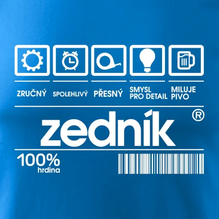 Čárový kód zedník