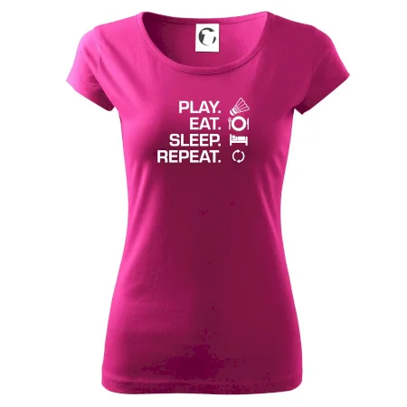 Play Eat Sleep Repeat badminton