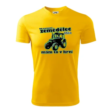 Od narození zemědělec, mám to v krvi