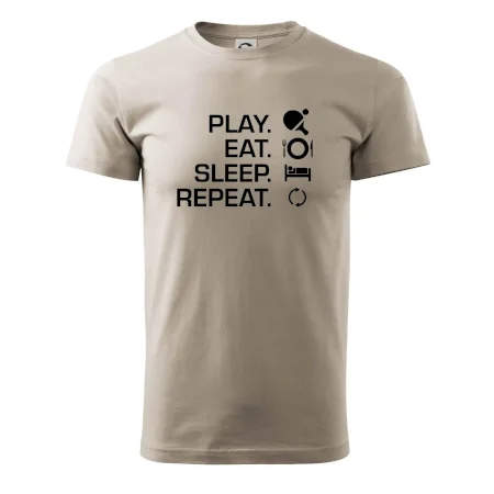 Stolní tenis - eat sleep