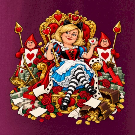 Alenka v říši dluhů královna rozpočtu