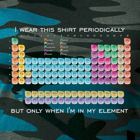I wear this shirt periodically but only when I'm in my element