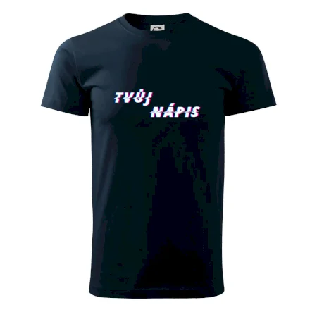 Glitch font - tvůj nápis