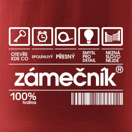 Čárový kód - zámečník