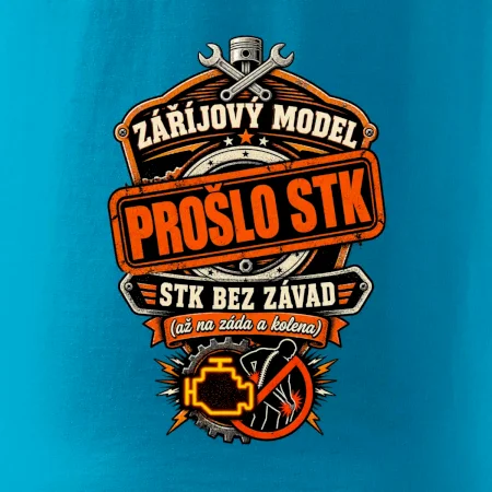 Záříjový model -  stk bez závad