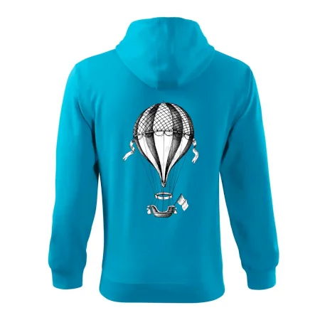 Horkovzdušný balón  kreslený