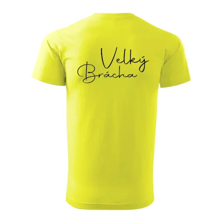 Velký brácha - nápis na zádech
