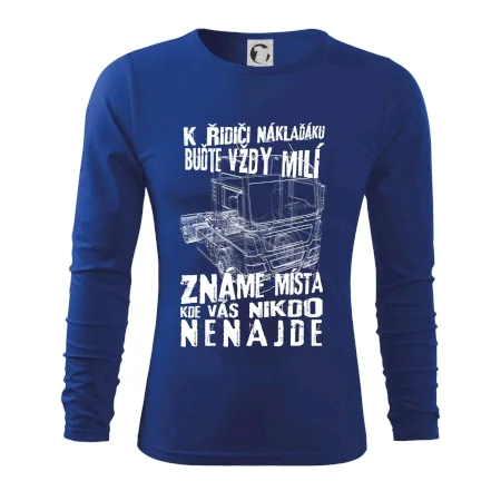 K řidiči náklaďáku buďte vždy milý