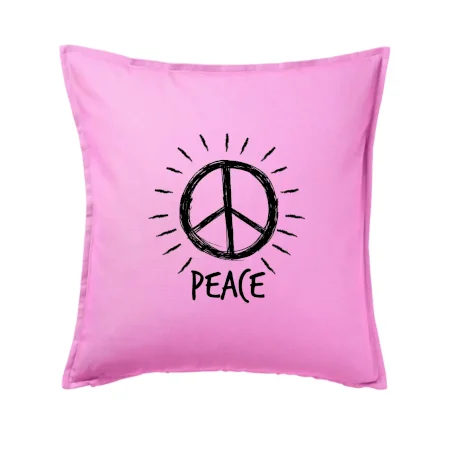 Peace symbol černobílý